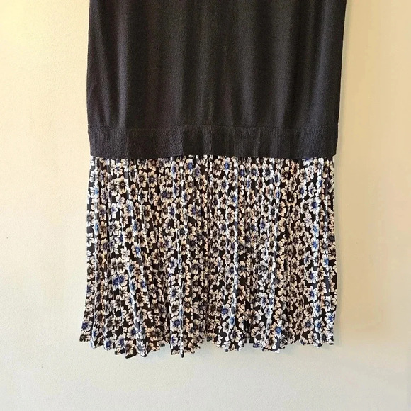 Kate Spade New York Hollyhock Pleated Floral Casual Skirt Dress in Black Size S. - Picture 13 of 16
